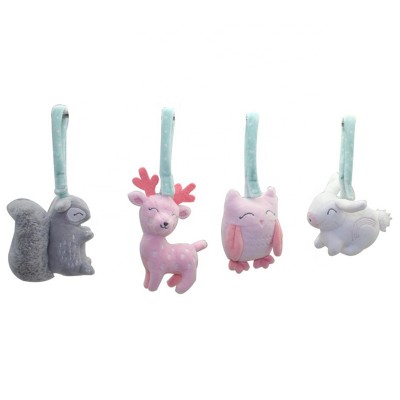 Hot Selling Lovely Animal Plush Toys Cute Baby Crib Hanging Toys For Newborn Baby