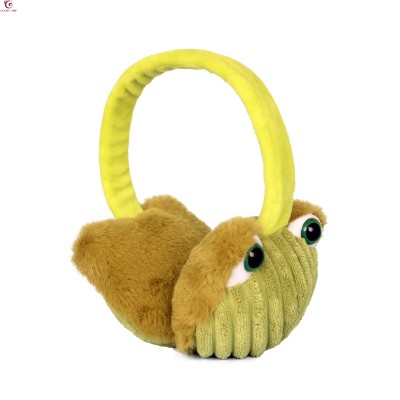 Hot Selling Lovely Ear Cover Winter Warm Plush Foldable Frog Earmuff