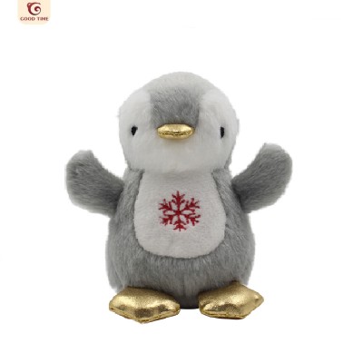 Cute Stuffed plush material and penguin plush toy custom soft plush grey penguin toys