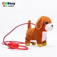 CHStoy #20B3089 Factory Wholesale Stuffed Cute Walking Dog Toy For Kids