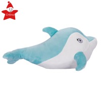 CHStoy #20C8012D Stuffed Minky Dophin Plush Doll For Little Baby