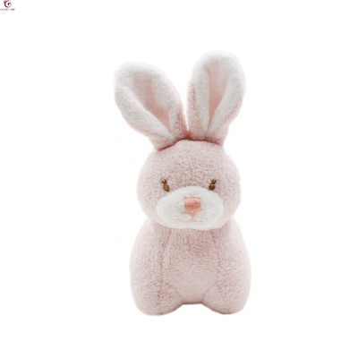 OEM creative baby hand bell plush toy bunny gifts for kids