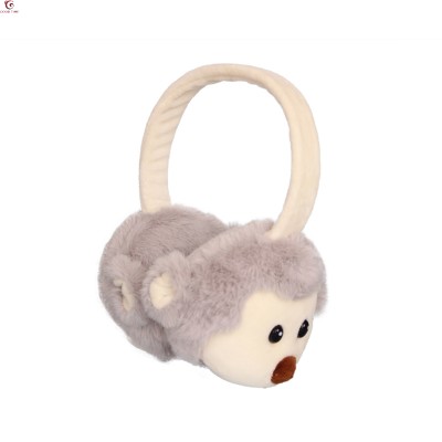 Wholesale Realistic Fashion Soft Warm Cute Plush Monkey Animal Earmuff