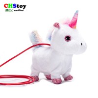 CHStoy #20B3023 wholesale electric cute unicorn plush doll for baby