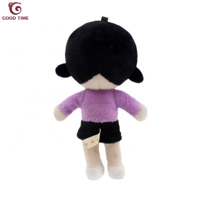 Purple Color Woman Plush Doll Stuffed Toys For Children's Gift