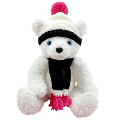 China Manufacturer Animals  Custom Teddy Bear Plush Toy With Winter Clothes