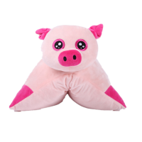 factory price cute pink pig plush animal soft cute creative cushion pillow