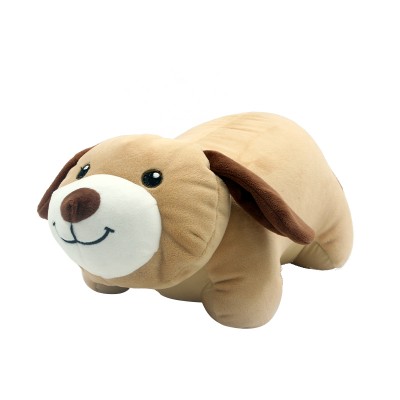 Wholesale Multifunctional Dog Plush Toy Cute Stuffed Dog Plush Material U Shape Neck Pillow