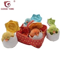 Baby Toys Plush Chick Egg With Basket Toy Set