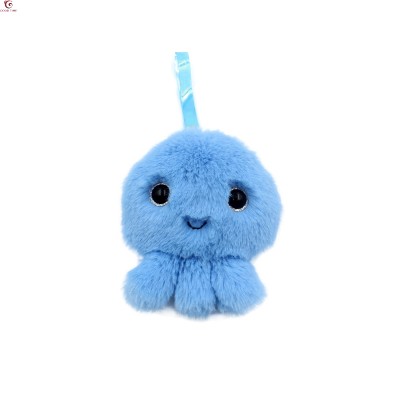 High Quality Customized Stuffed Small Scaleph Plush Toy hairy Keychain