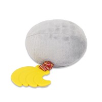 baby soft rugby ball rattle toy plush footballs with teether