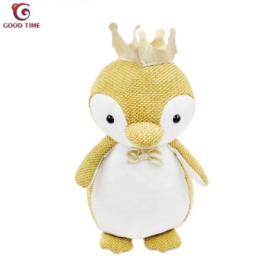 Custom Promotional Soft Penguins Toy Stuffed Crown Penguin Plush Toy For Kids