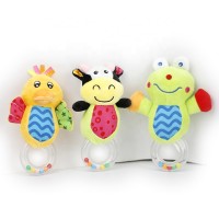 Babyfans high quality stuffed rattle of infant toy from manufacturer